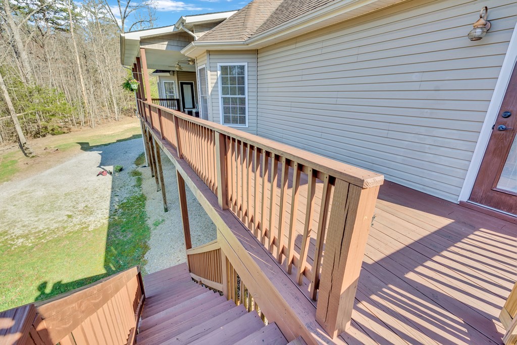 700 Falls Road Monterey, TN 38574 - Photo 54 of 72 a view of balcony with wooden floor and fence