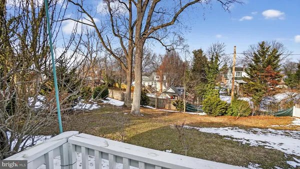 a view of dirt yard with a tree