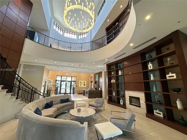 a view of a building with porch and outdoor space