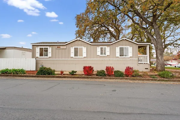 front view of house with a street view