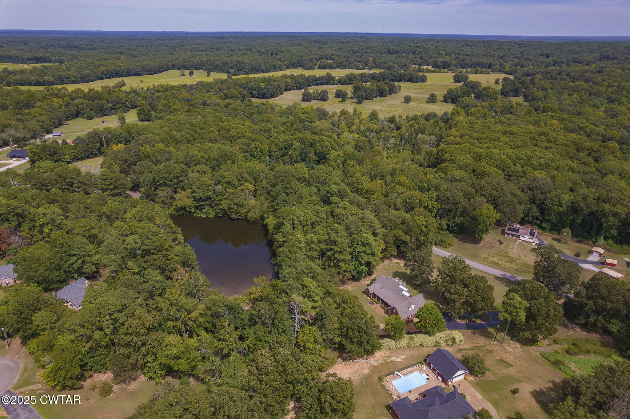 180 Medon Malesus Road Medon, TN 38356 - Photo 42 of 73 an aerial view of a house with a yard