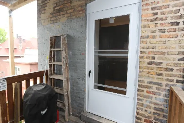 a view of front door