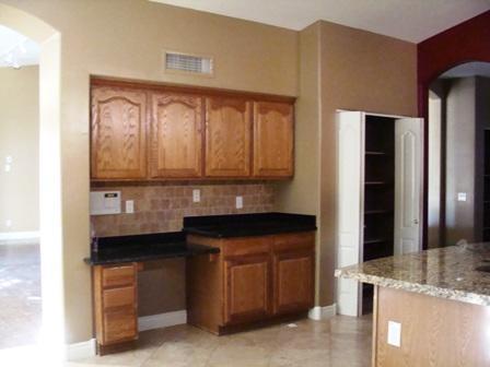 Computer Desk in Kitchen