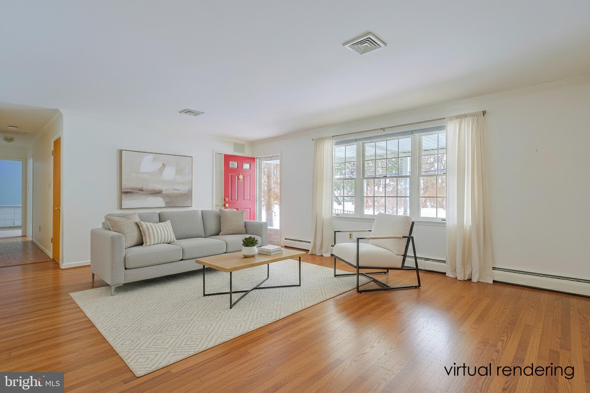 807 North Broad Street Doylestown, PA 18901 - Photo 6 of 19 Living Room - Virtual Rendering