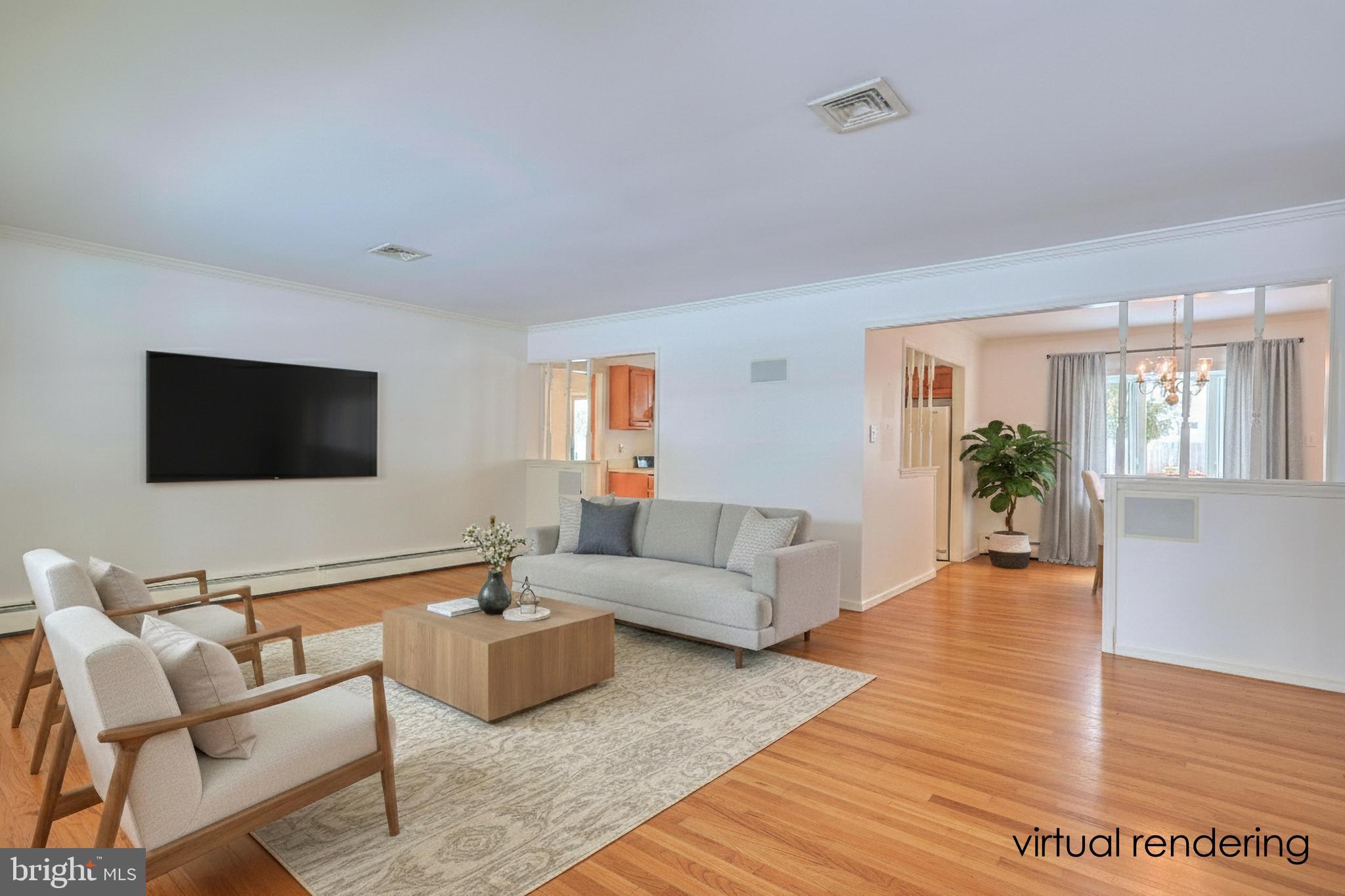 807 North Broad Street Doylestown, PA 18901 - Photo 8 of 19 Living Room - Virtual Rendering