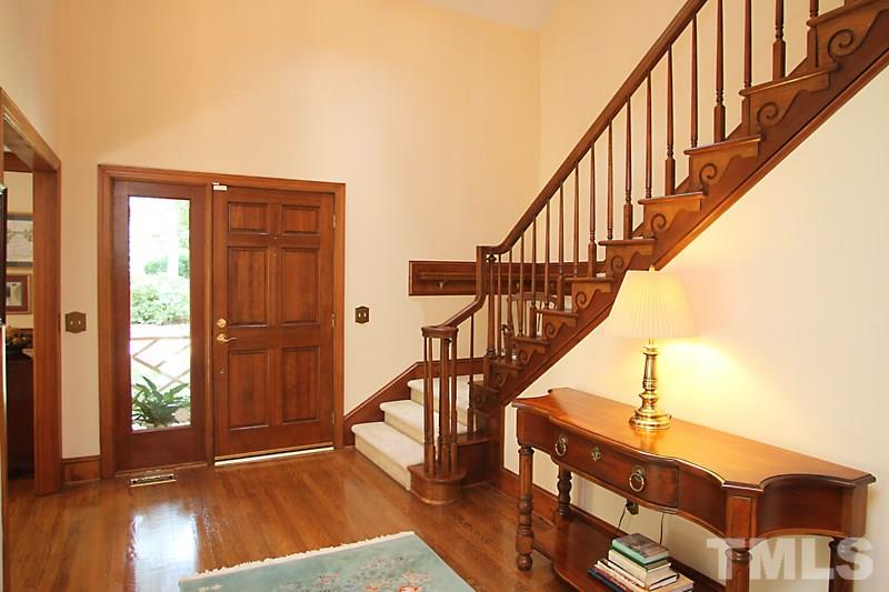 12332 Galway Drive Raleigh, NC 27613 - Photo 2 of 25 Large and open foyer - vaulted ceiling, hardwood floors... Welcome home!
