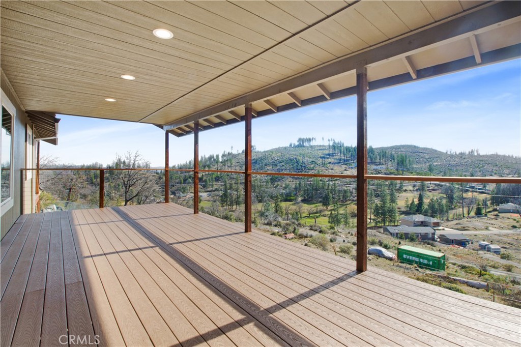 9781 Venturi Drive Cobb, CA 95426 - Photo 16 of 26 a view of a balcony with wooden floor