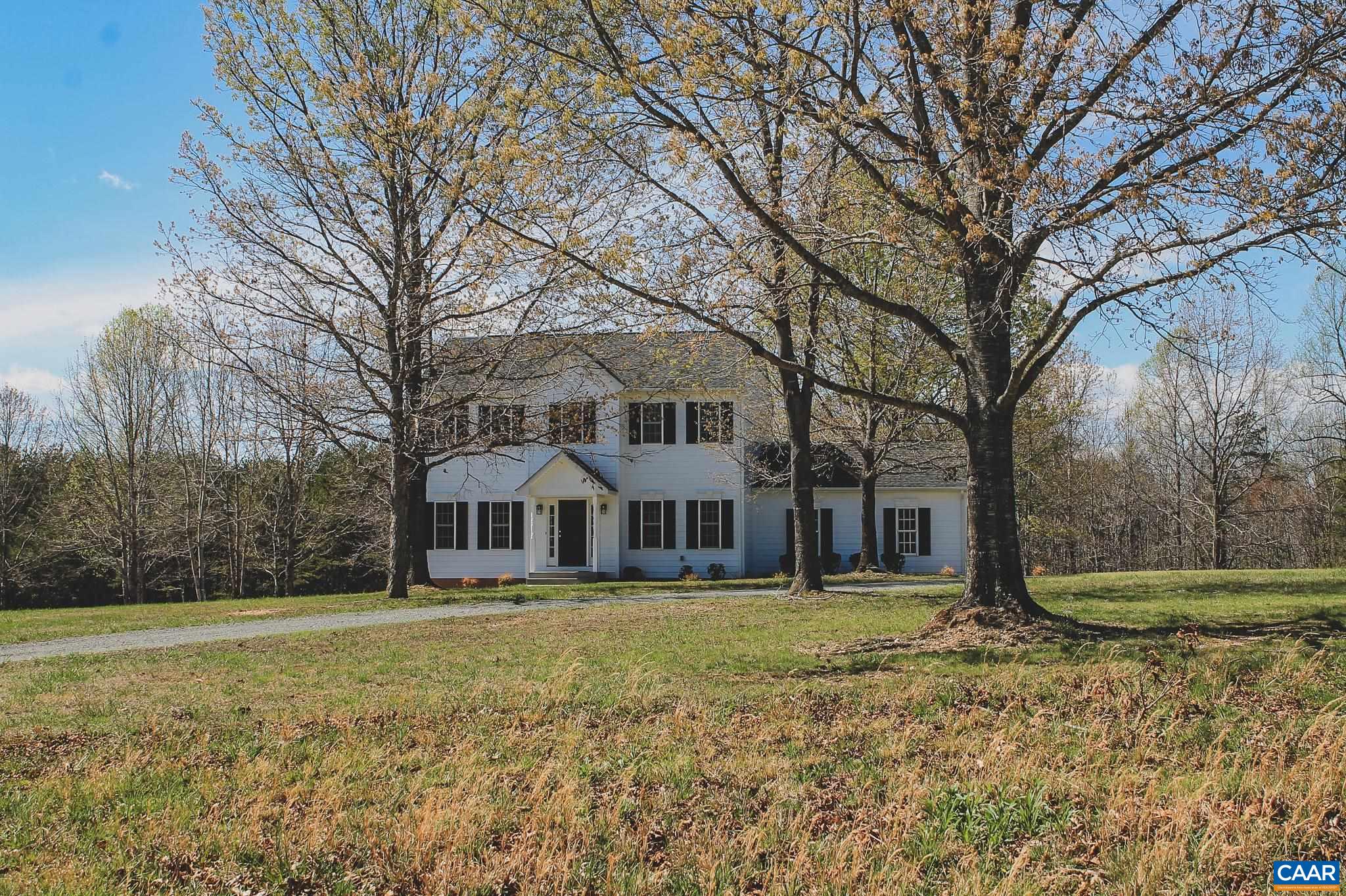 6518 Jefferson Mill Road Scottsville, VA 24590 - Photo 23 of 60 a front view of a house with a yard