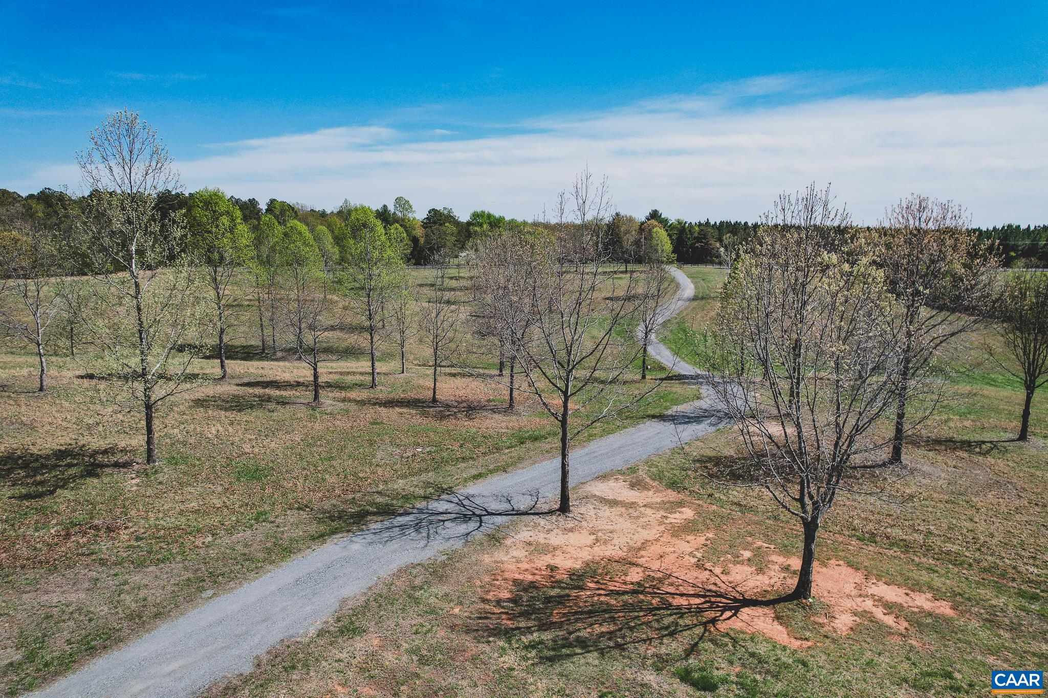 6518 Jefferson Mill Road Scottsville, VA 24590 - Photo 10 of 60 a view of a dry yard with wooden fence