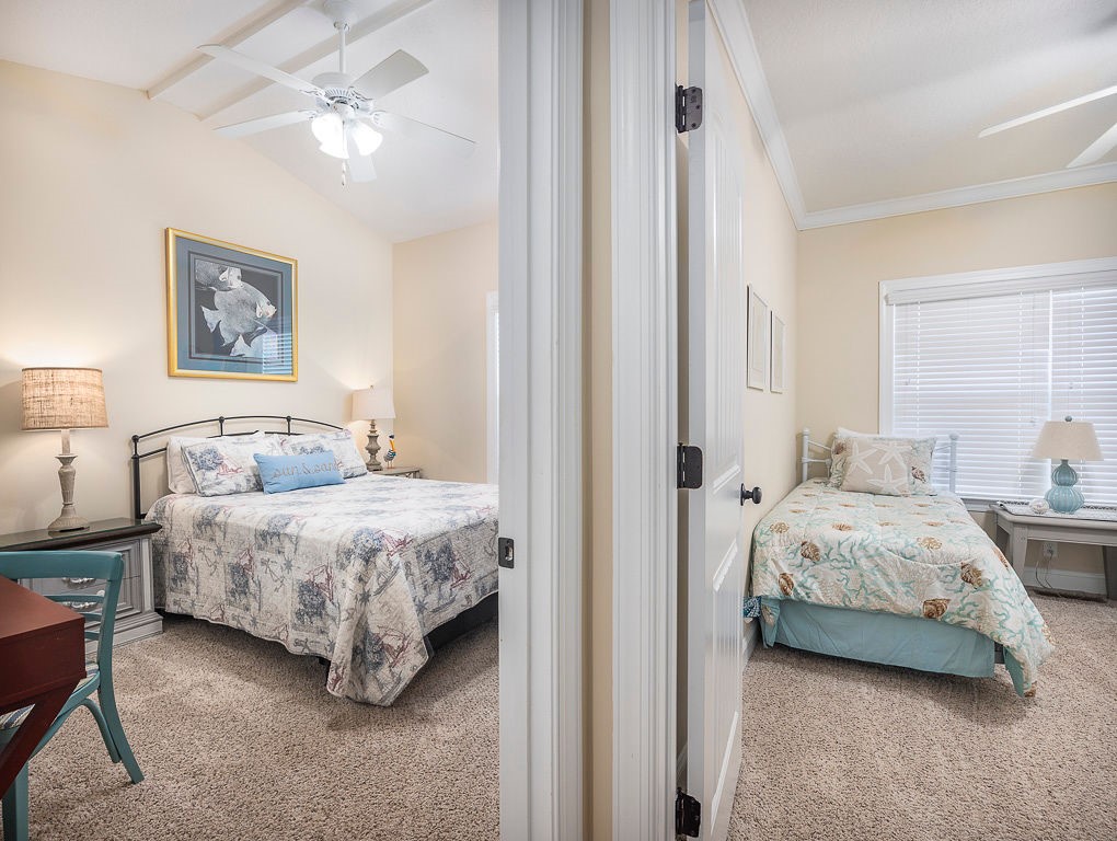802 Reserve Lane St. Simons Island, GA 31522 - Photo 28 of 48 Hallway leading to two guest bedrooms
