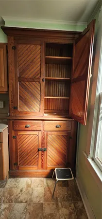 a view of storage and utility room