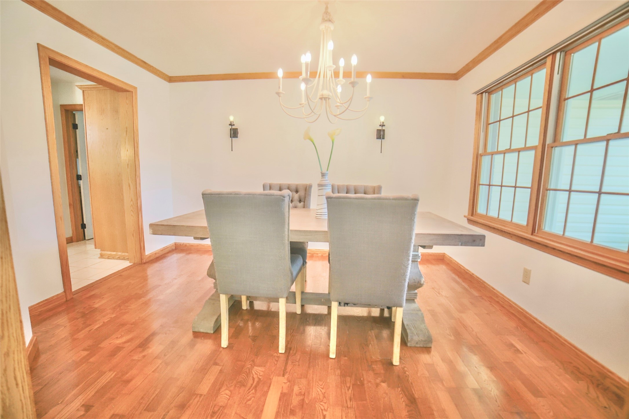 6616 Richardson Road Fairview, PA 16415 - Photo 14 of 36 New chandelier is a statement piece
