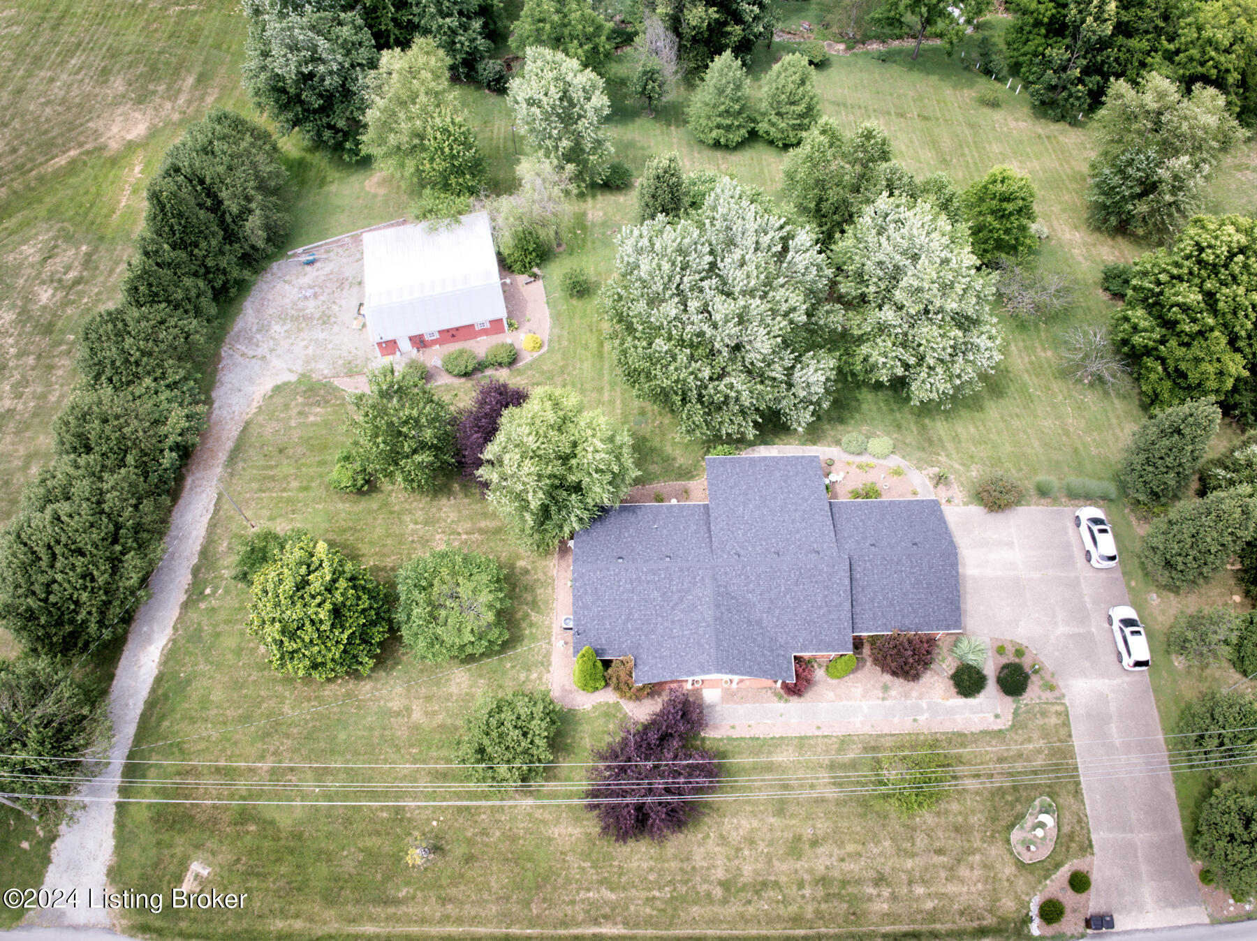 966 Plum Ridge Road Taylorsville, KY 40071 - Photo 46 of 47 46 Aerial View 2