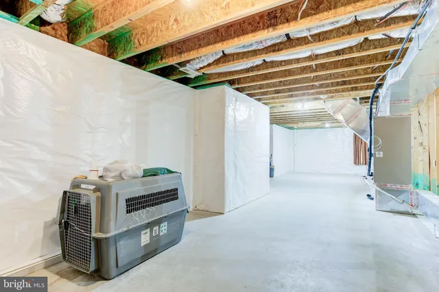 a view of storage and utility room