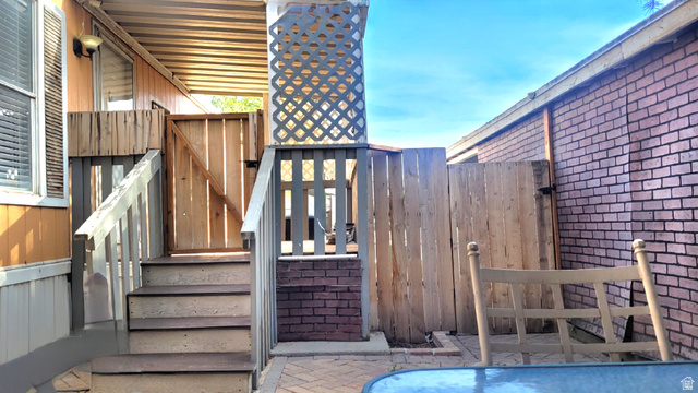 1525 South 400 East, Unit 63 Springville, UT 84663 - Photo 26 of 36 Wooden terrace with a gate
