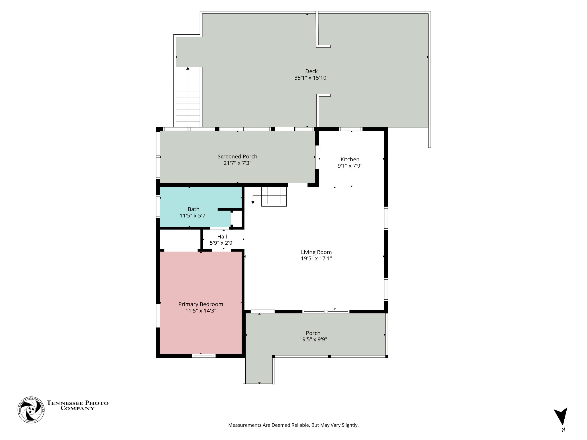 676 Sunny Point Road Baxter, TN 38544 - Photo 33 of 35 a picture of floor plan