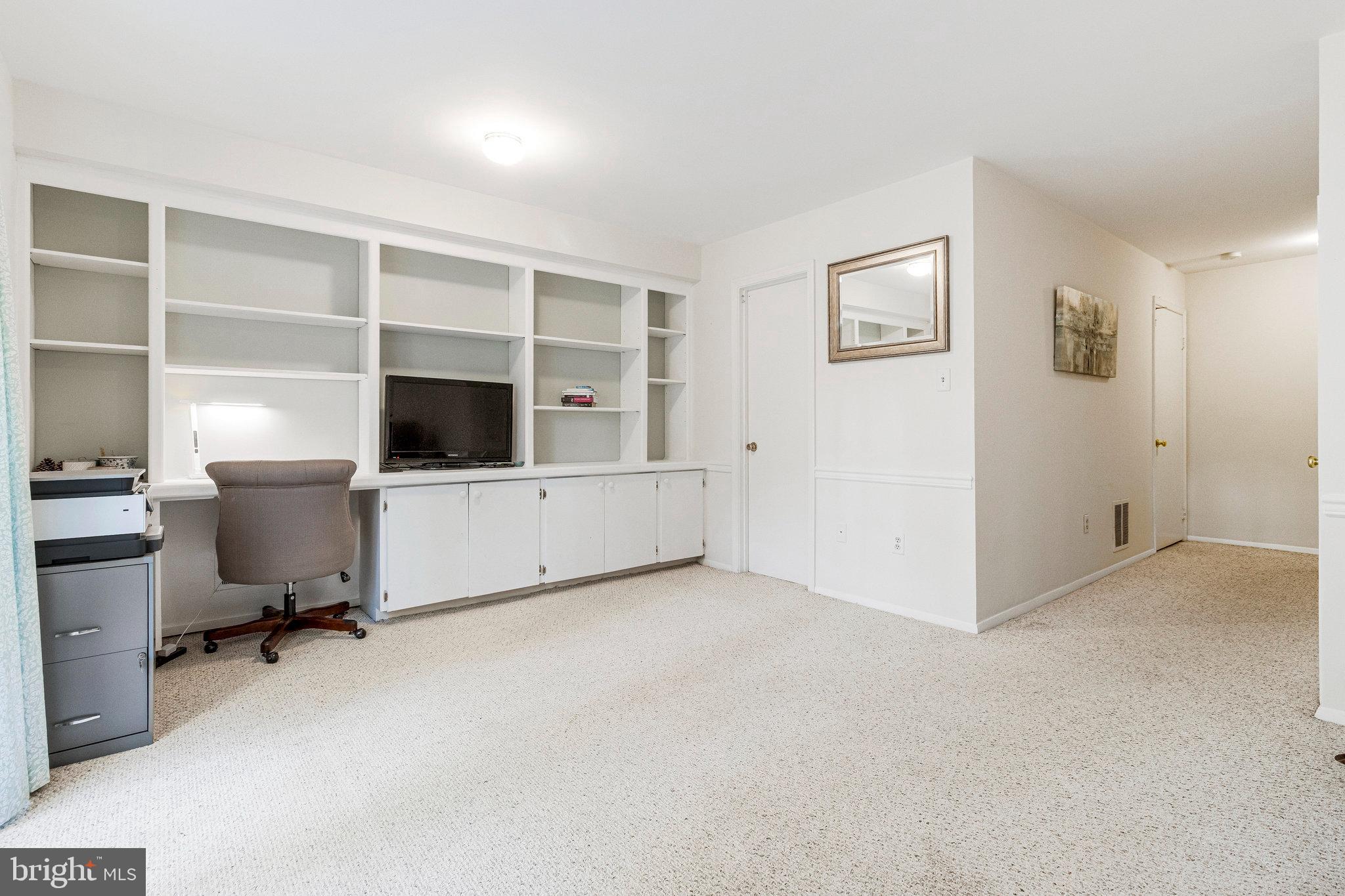 6513 Orono Court Springfield, VA 22152 - Photo 30 of 45 a view of workspace with furniture and wooden floor
