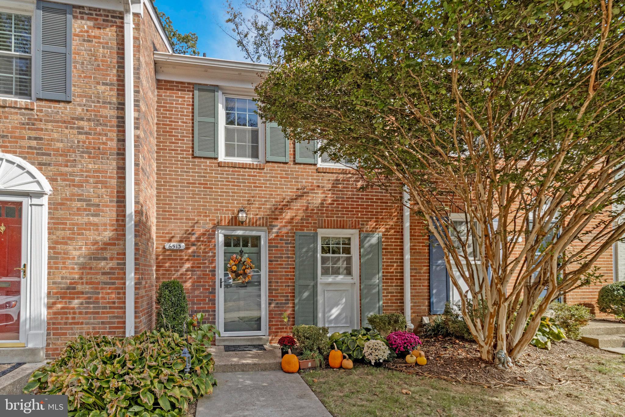 6513 Orono Court Springfield, VA 22152 - Photo 45 of 45 a front view of a house with an outdoor space