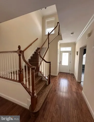 a kitchen with a stove and a cabinet