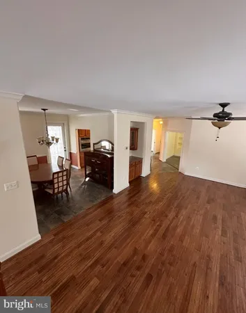 a view of livingroom with furniture and wooden floor