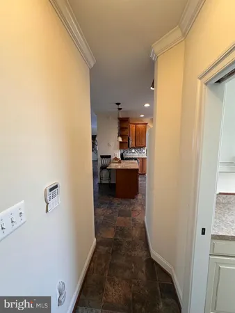 a view of a livingroom with a flat screen tv