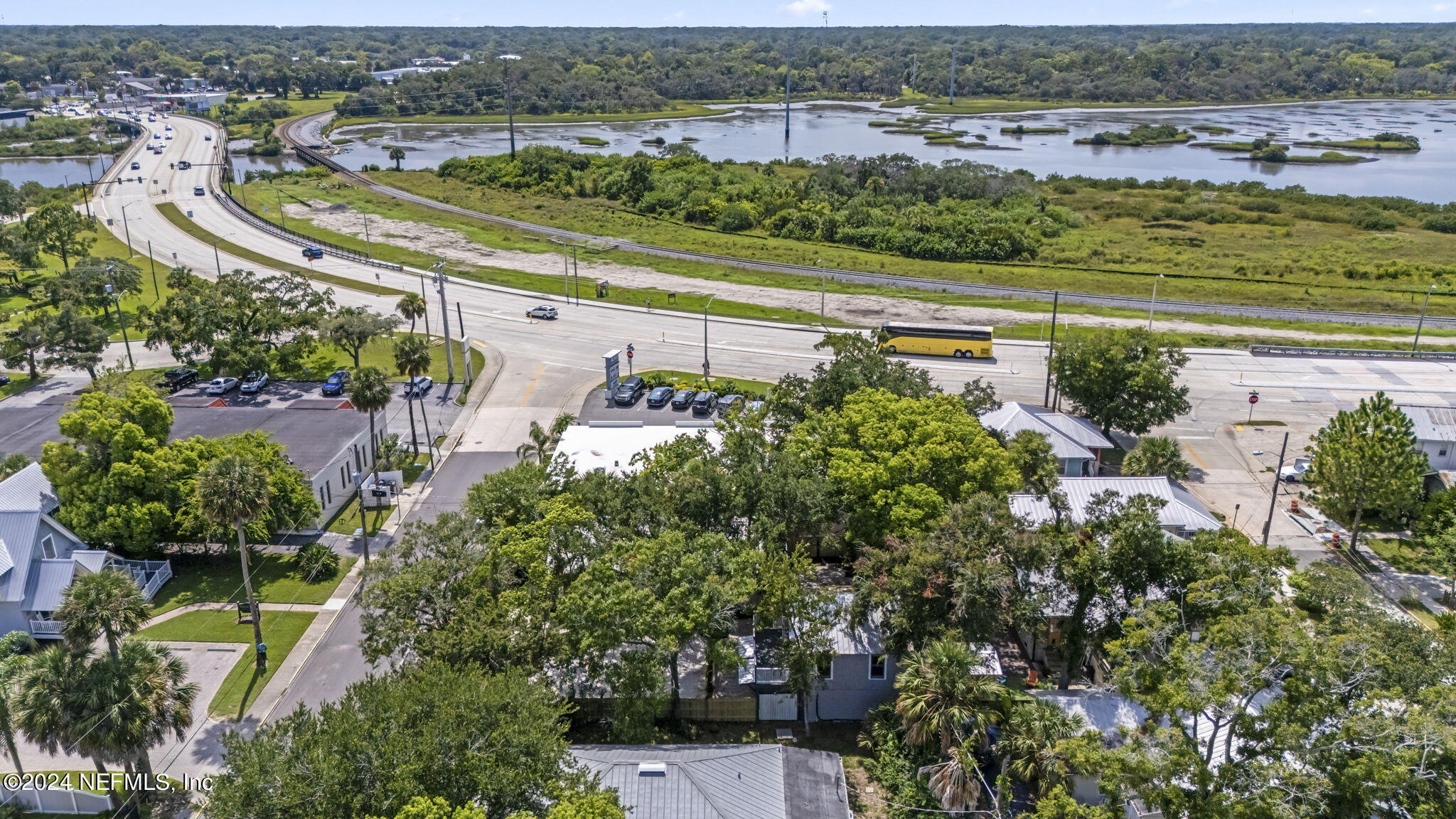 64 Carrera Street St. Augustine, FL 32084 - Photo 81 of 84 an aerial view of a house with a lake view