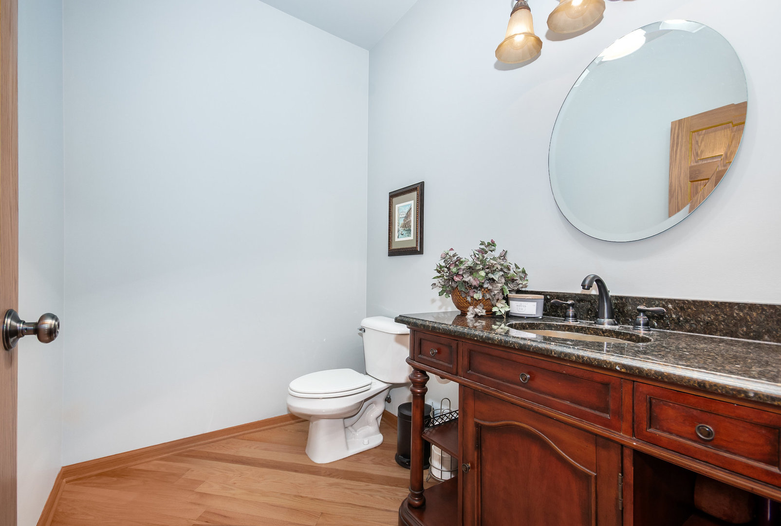 712 Eagle Brook Lane Naperville, IL 60565 - Photo 16 of 40 a bathroom with a sink and a mirror