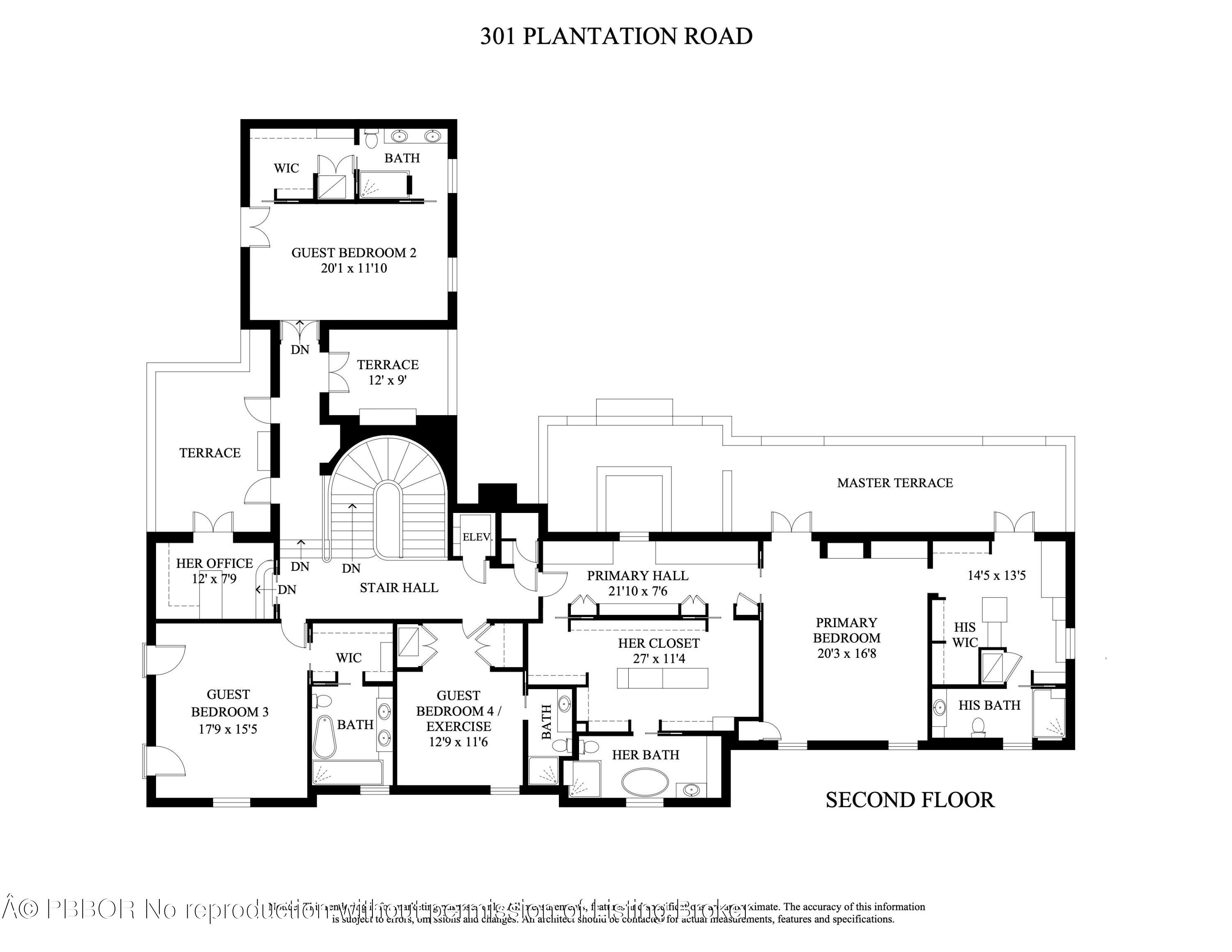301 Plantation Road Palm Beach, FL 33480 - Photo 84 of 84 2nd Floor