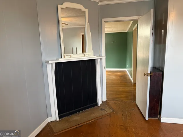 a view of an empty room