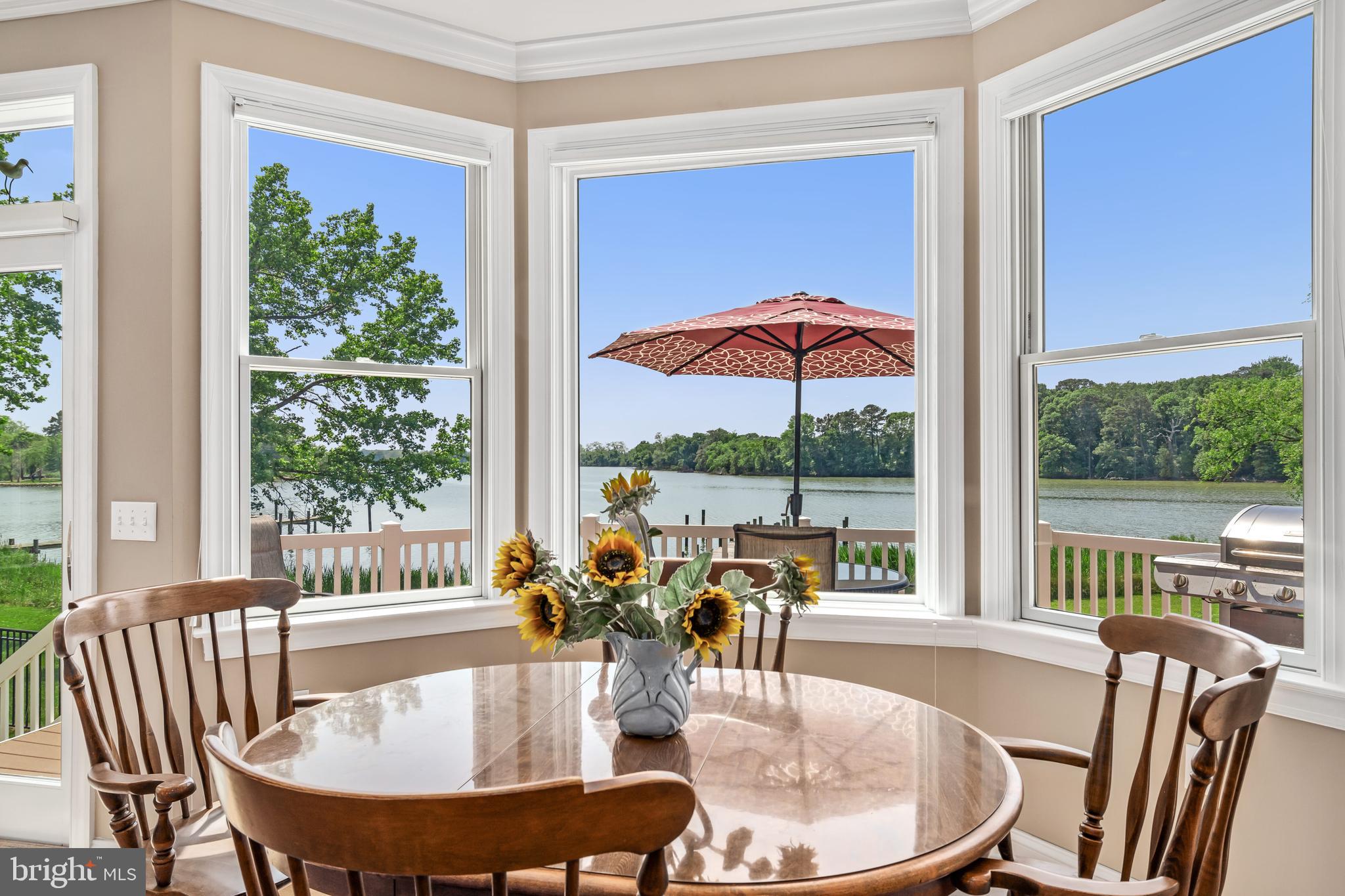 201 Brown Road Chester, MD 21619 - Photo 20 of 50 Breakfast table views views and more views