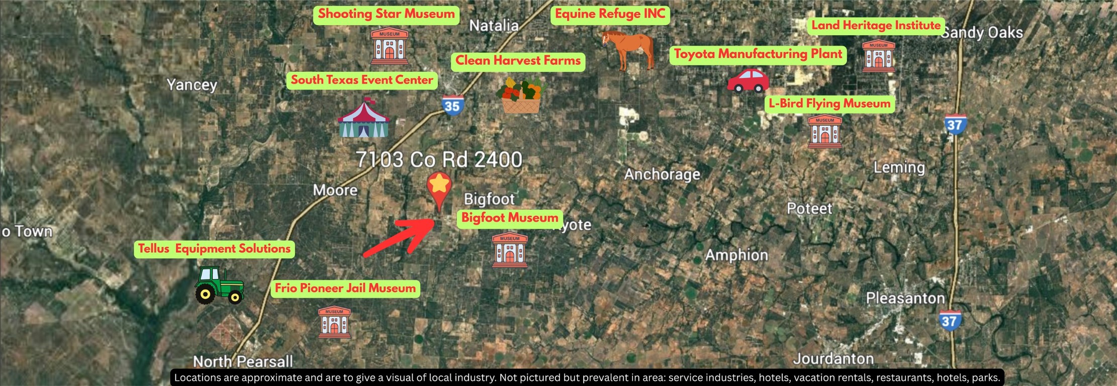 7103 Peck Bush Road Moore, TX 78057 - Photo 2 of 13