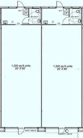 en empty room with windows and chandelier