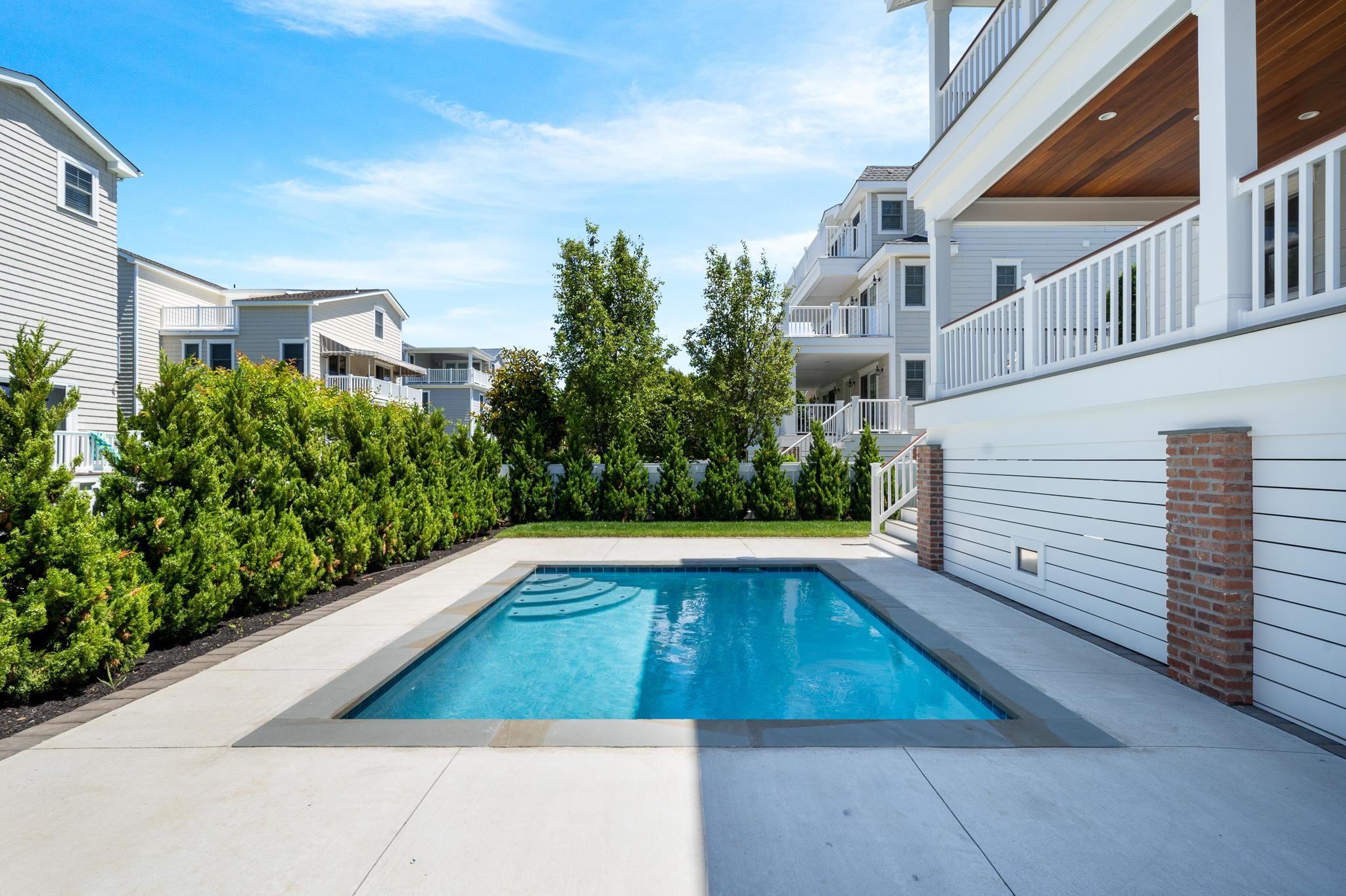 285 58th Street Avalon, NJ 08202 - Photo 6 of 50 a view of backyard with potted plants
