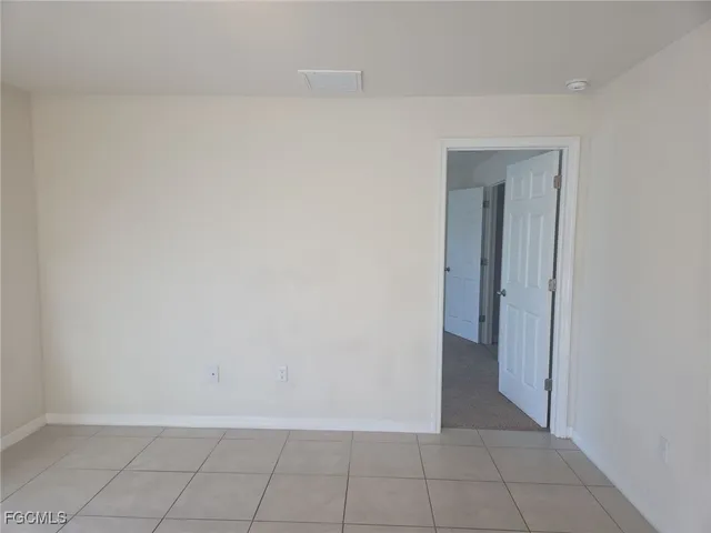 a view of an empty room