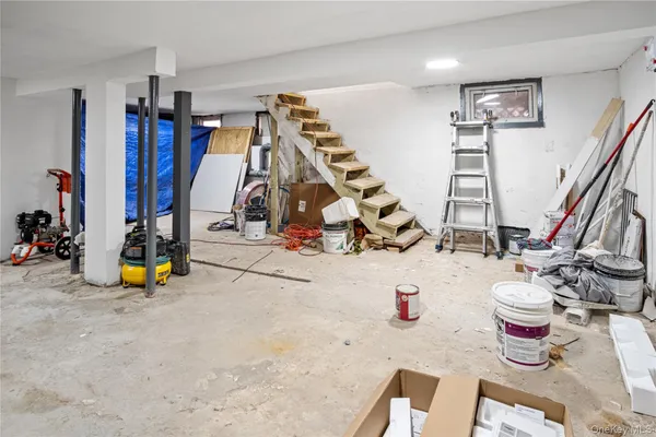 a view of storage and utility room