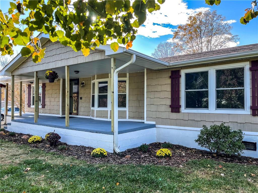 1352 Gravitte Road Pilot Mountain, NC 27041 - Photo 2 of 43 Front of home has covered front porch