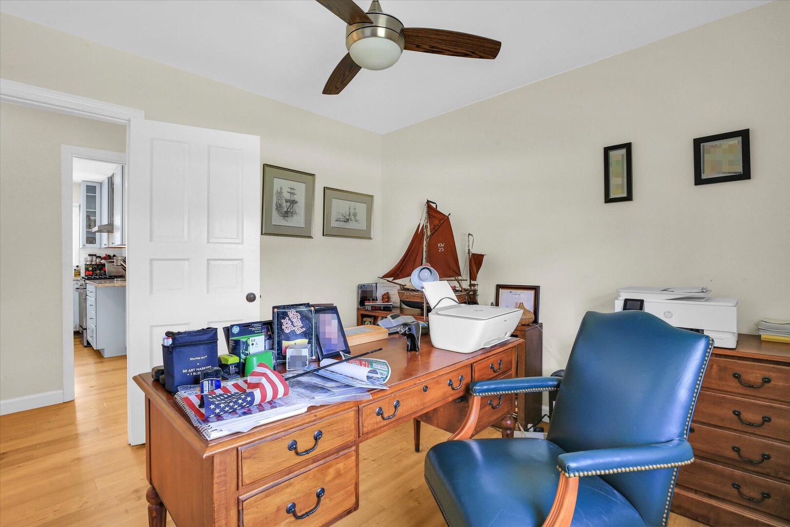 701 Hamilton Drive Champaign, IL 61820 - Photo 23 of 42 a view of a dining room with furniture a chandelier and wooden floor