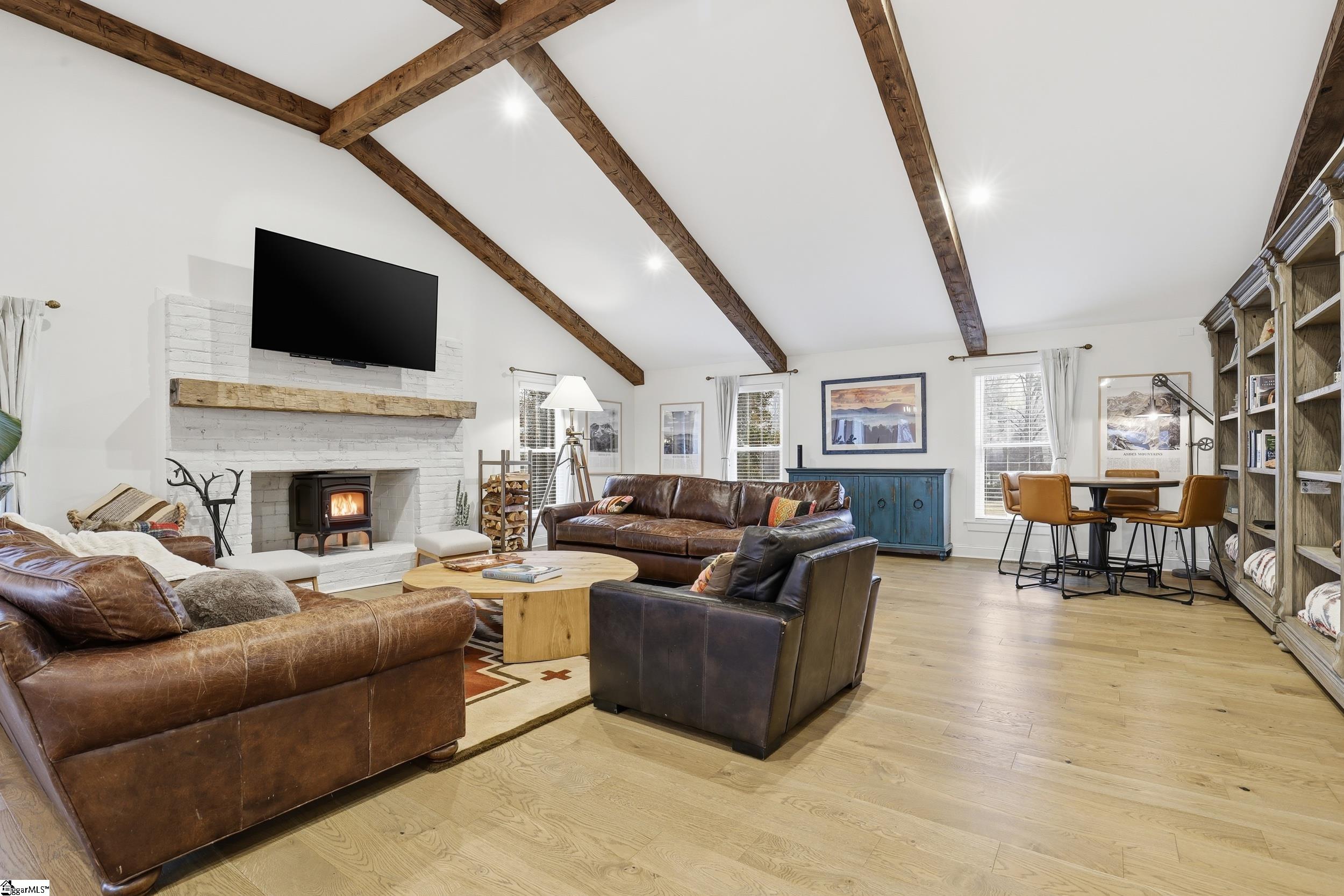 405 Foot Hills Road Greenville, SC 29617 - Photo 6 of 50 Wood Burning Stove