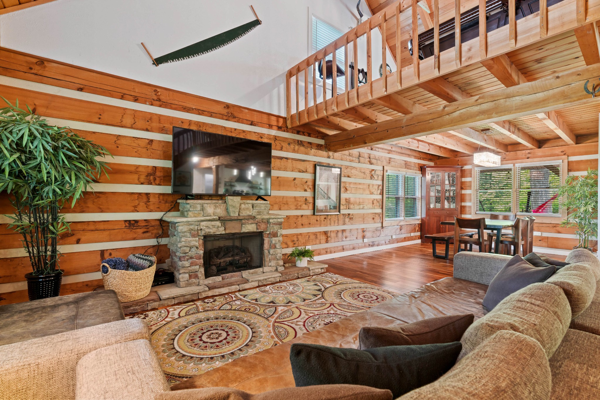 1708 Sugar Ridge Road Spring Hill, TN 37174 - Photo 25 of 70 a living room with furniture and a fireplace