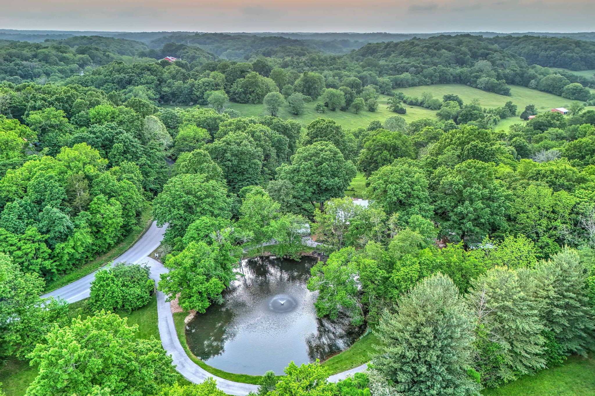 1708 Sugar Ridge Road Spring Hill, TN 37174 - Photo 55 of 70 an aerial view of a house with a yard