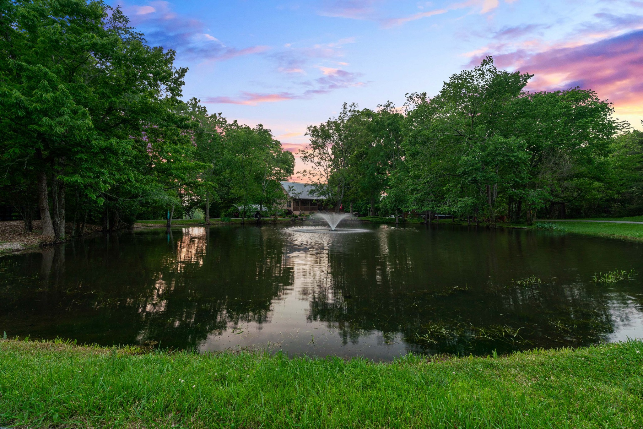 1708 Sugar Ridge Road Spring Hill, TN 37174 - Photo 58 of 70 a lake view with a garden