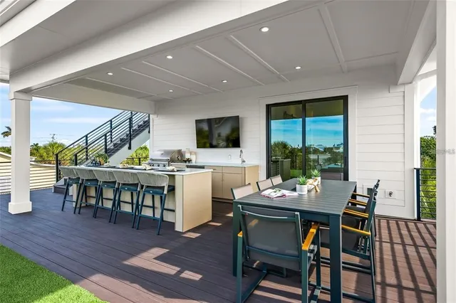 a view of an outdoor space with a lake view