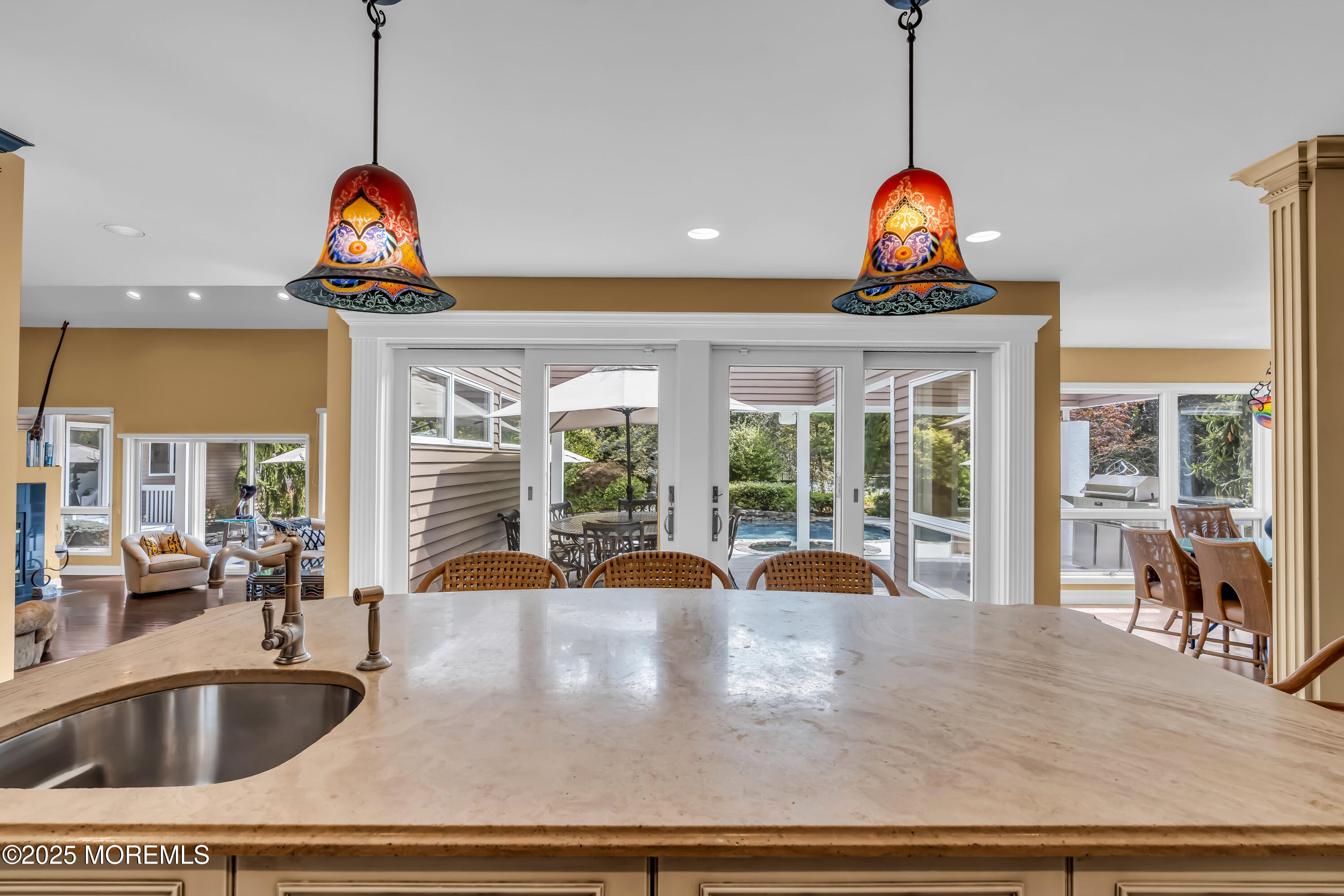 1264 Deal Road Asbury Park, NJ 07712 - Photo 15 of 70 a view of a room with a large window and chandelier