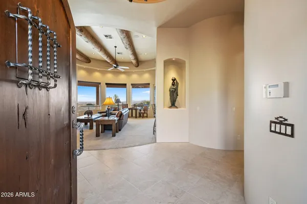 swimming pool view with a lake view