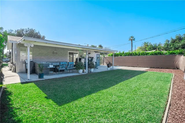 a view of outdoor space yard deck patio and outdoor seating