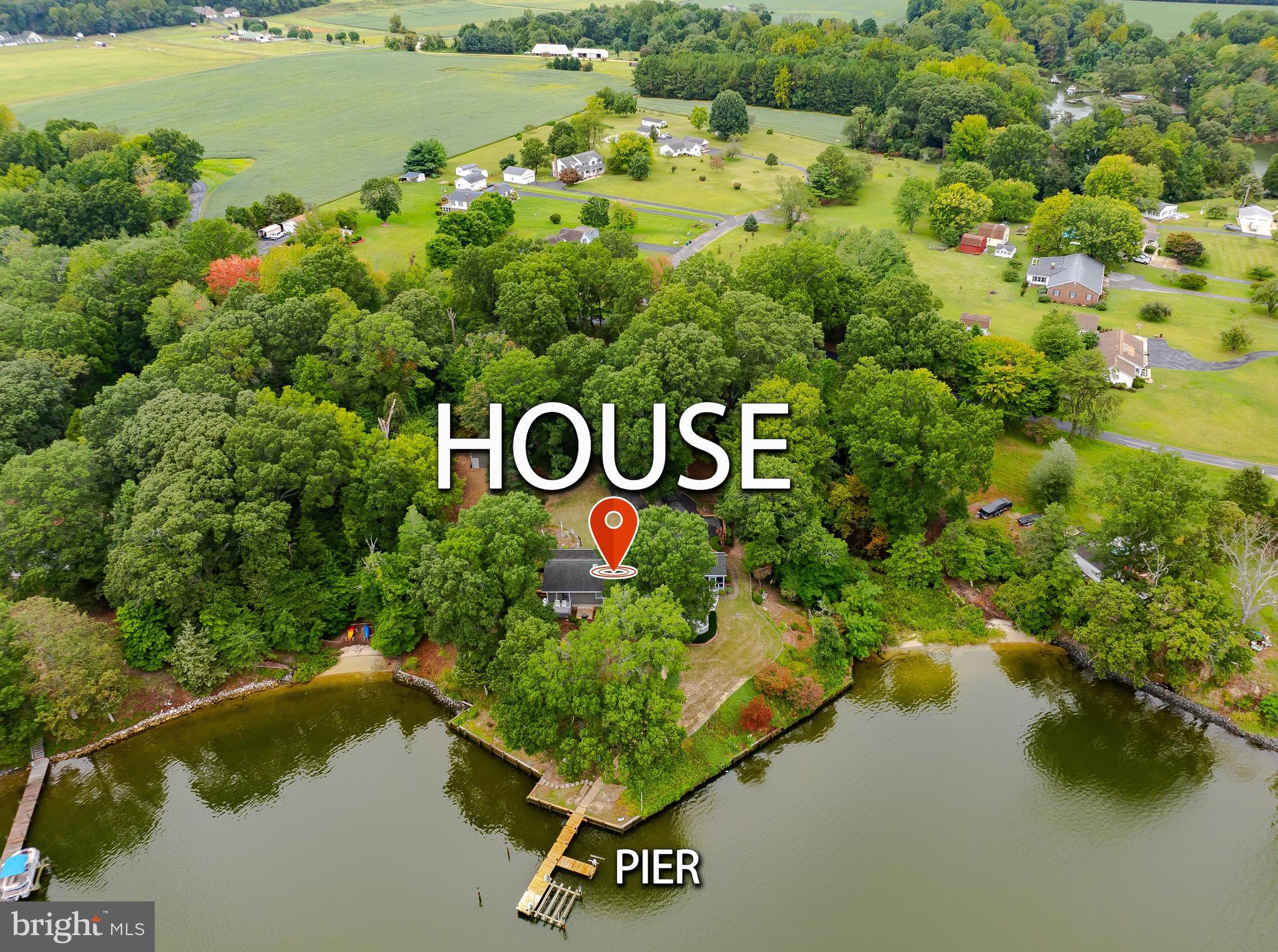 44973 Smiths Nursery Road Hollywood, MD 20636 - Photo 18 of 111 a view of a sign board with a lake view