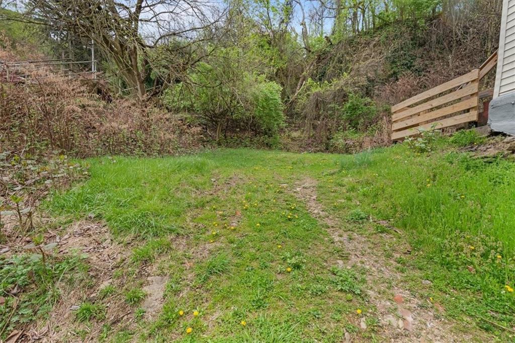 852 Windom Street Pittsburgh, PA 15203 - Photo 42 of 44 a view of a yard with plants and wooden fence