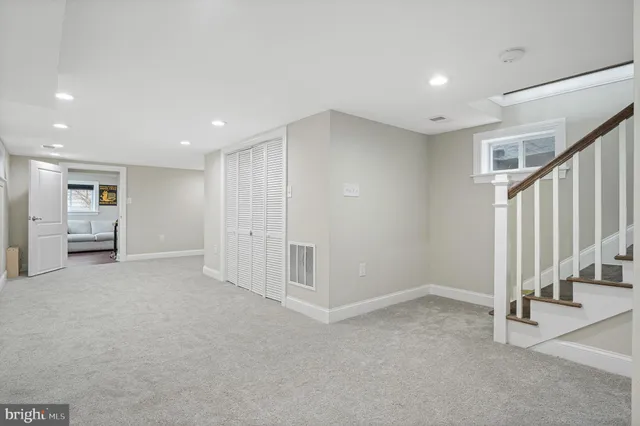 a view of empty space with trees