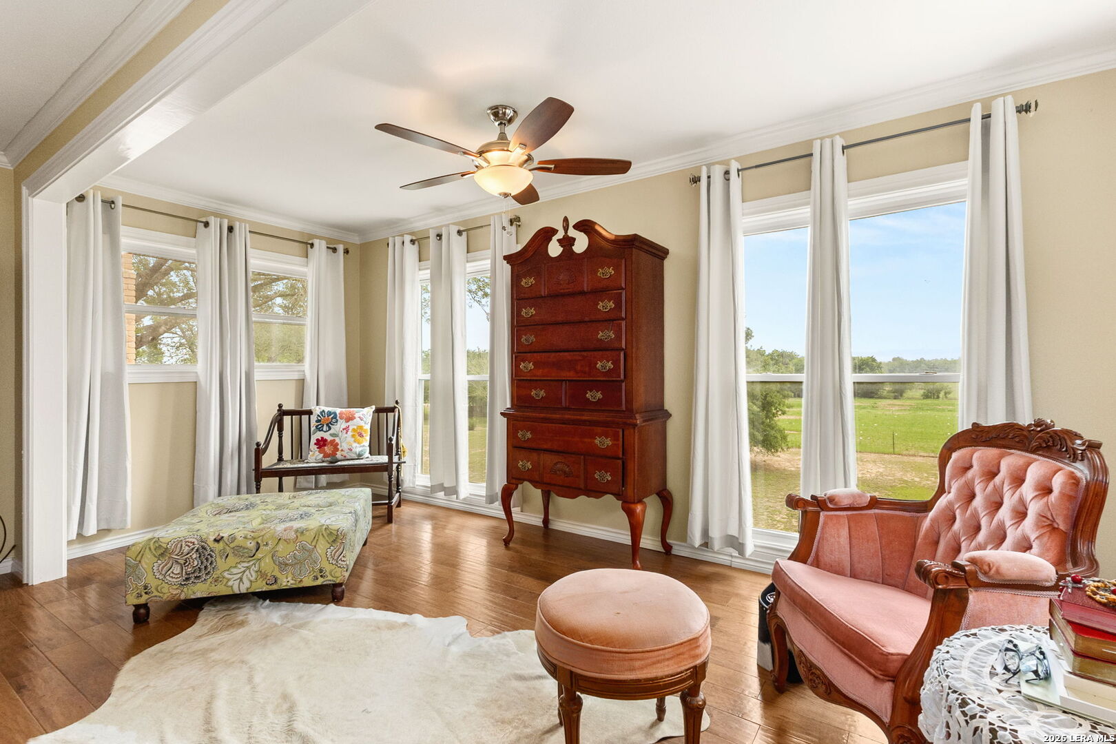 350 Ullrich Road Marion, TX 78124 - Photo 19 of 43 a living room with furniture and wooden floor