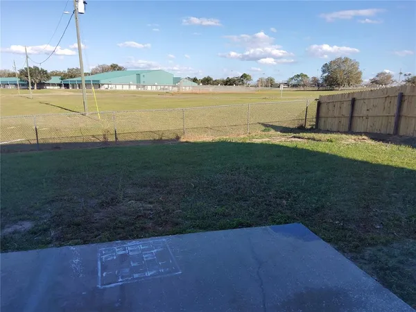a view of a lake with a city view